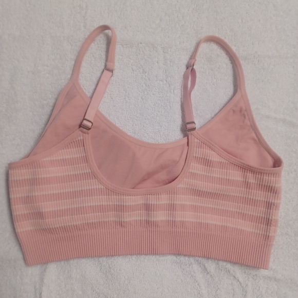 Pink Ribbed Bralette - Picture 2 of 2